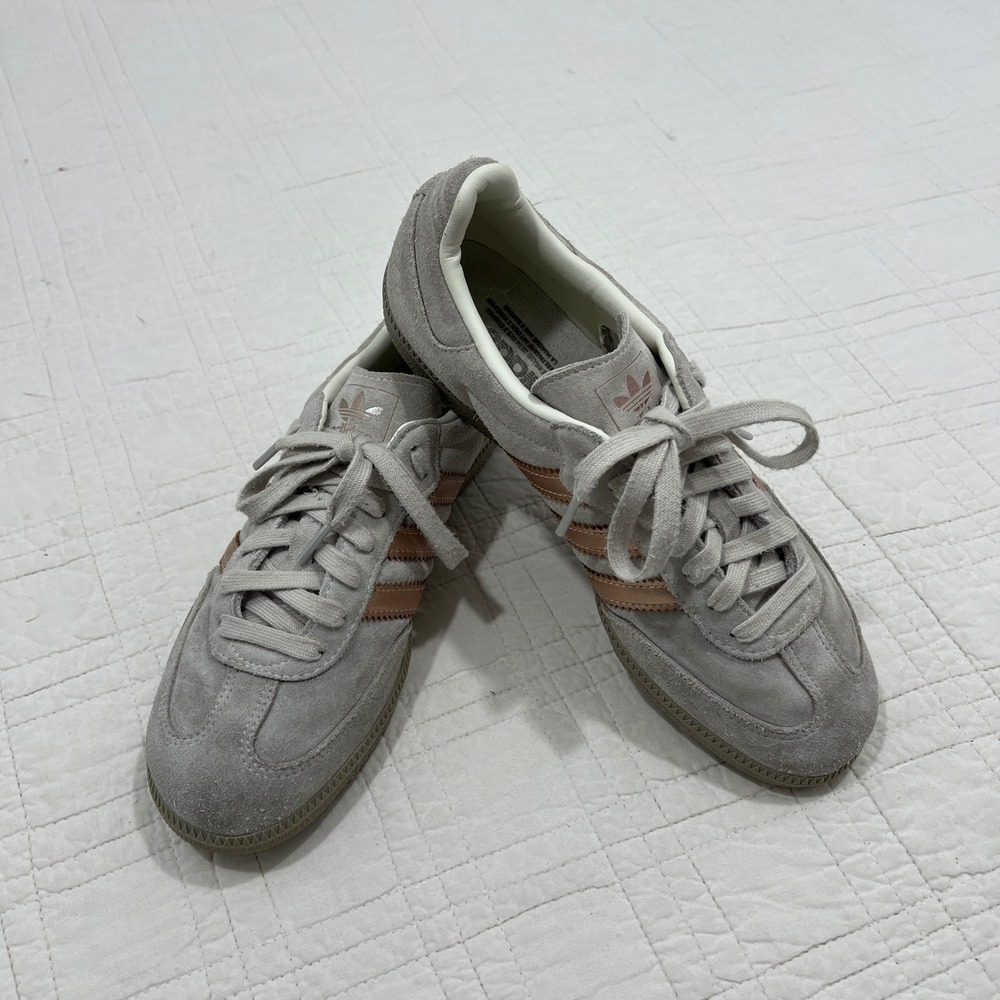 Adidas Samba OG Off White Copper Metallic Stripes Gum Sole JQ2106 Womens 9.5